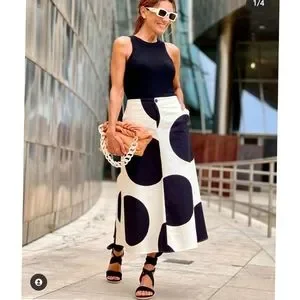 Skirt Zara Limited Edition Polka Dot Dress Zara Limited Edition